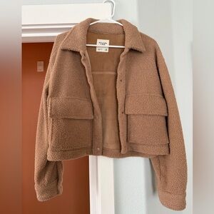 Abercrombie & Fitch Fleece Teddy Jacket